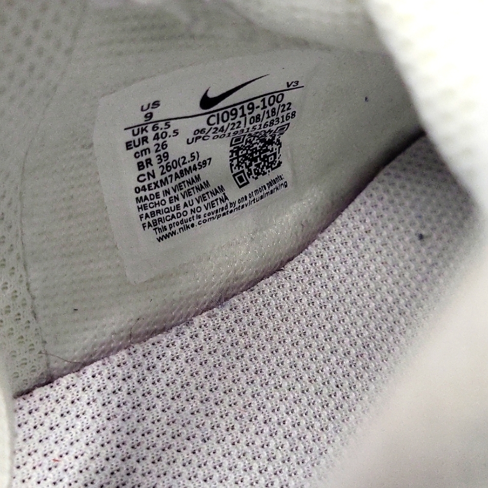NIKE AIR FORCE 1 Shadow Triple White CI0919 100 Women size 9. - Picture 7 of 16